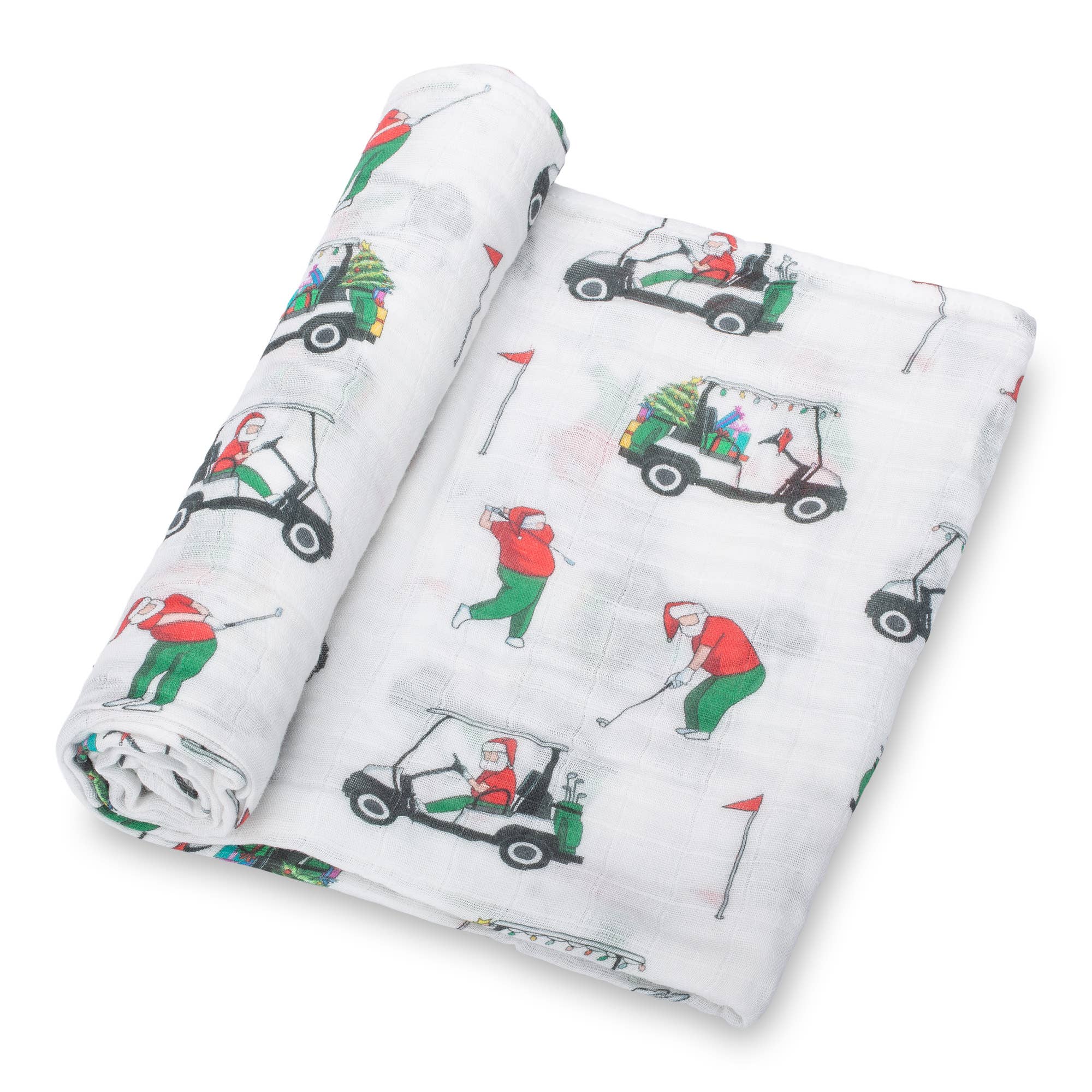 LollyBanks – wholesale Lindning - Baby – Julhelgtema Baby Muslin Swaddle Filt 47"x47"0