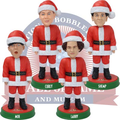 Bonecos de Natal dos Três Estarolas por atacado de National Bobblehead Hall of Fame and Museum