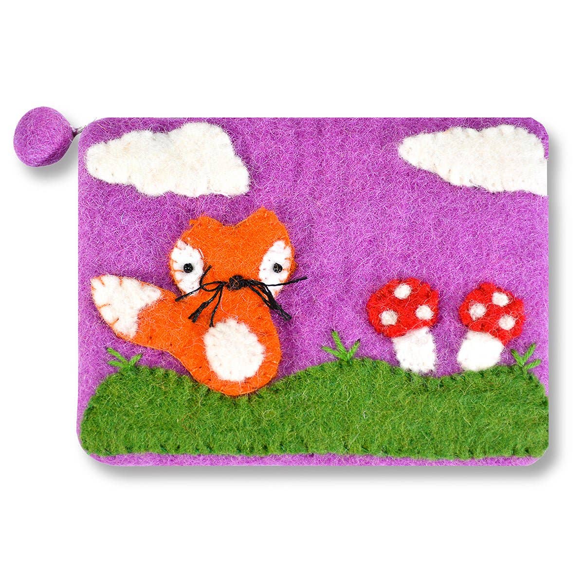BNB Crafts Inc. - Wholesale Coin Purse - Kids - Fox and The Mushroom Coin Purse2