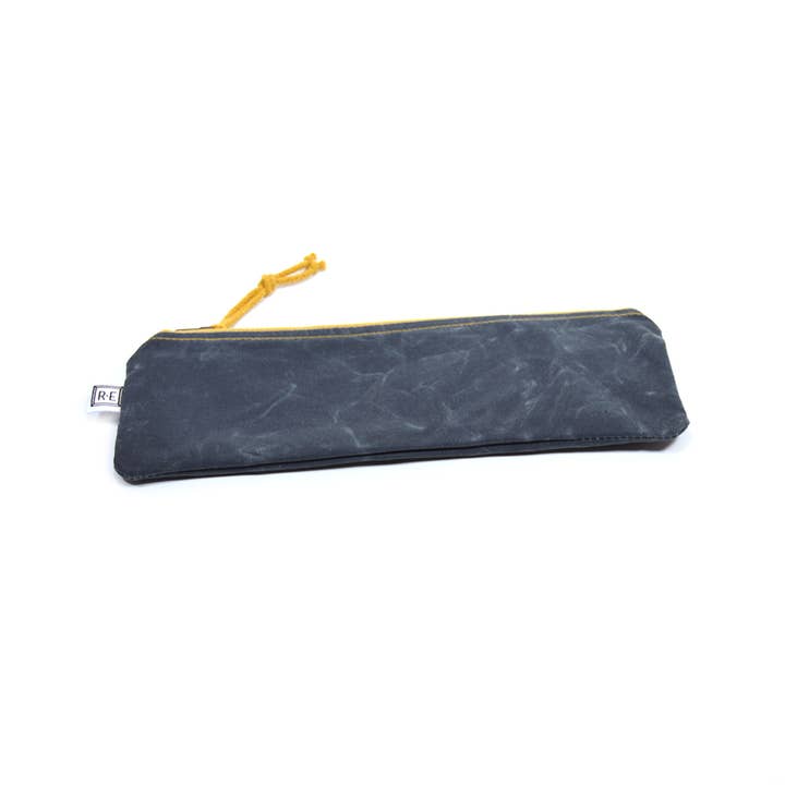 Rachel Elise Studio - Wholesale Pencil Case/Pouch - Pencil Case - Waxed Canvas // Vegan Makeup Pouch1