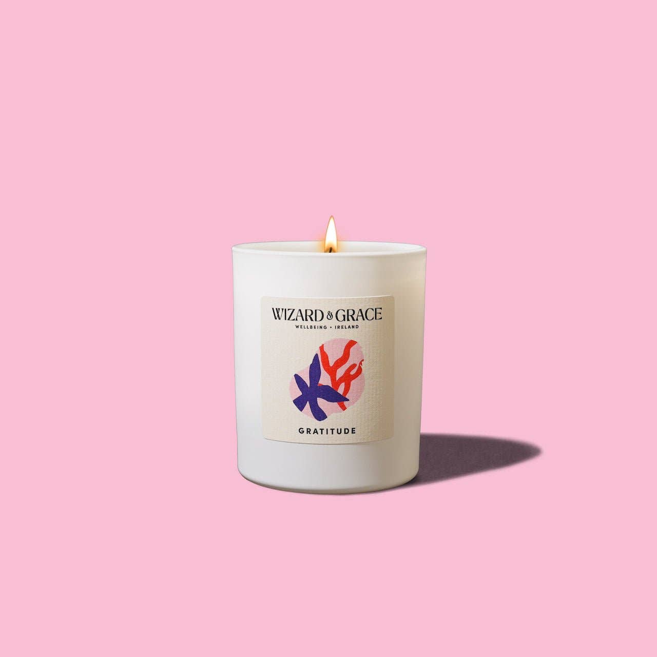 Wizard & Grace Wellbeing - Vente Bougie en bocal - Bougie à l'huile essentielle naturelle Gratitude