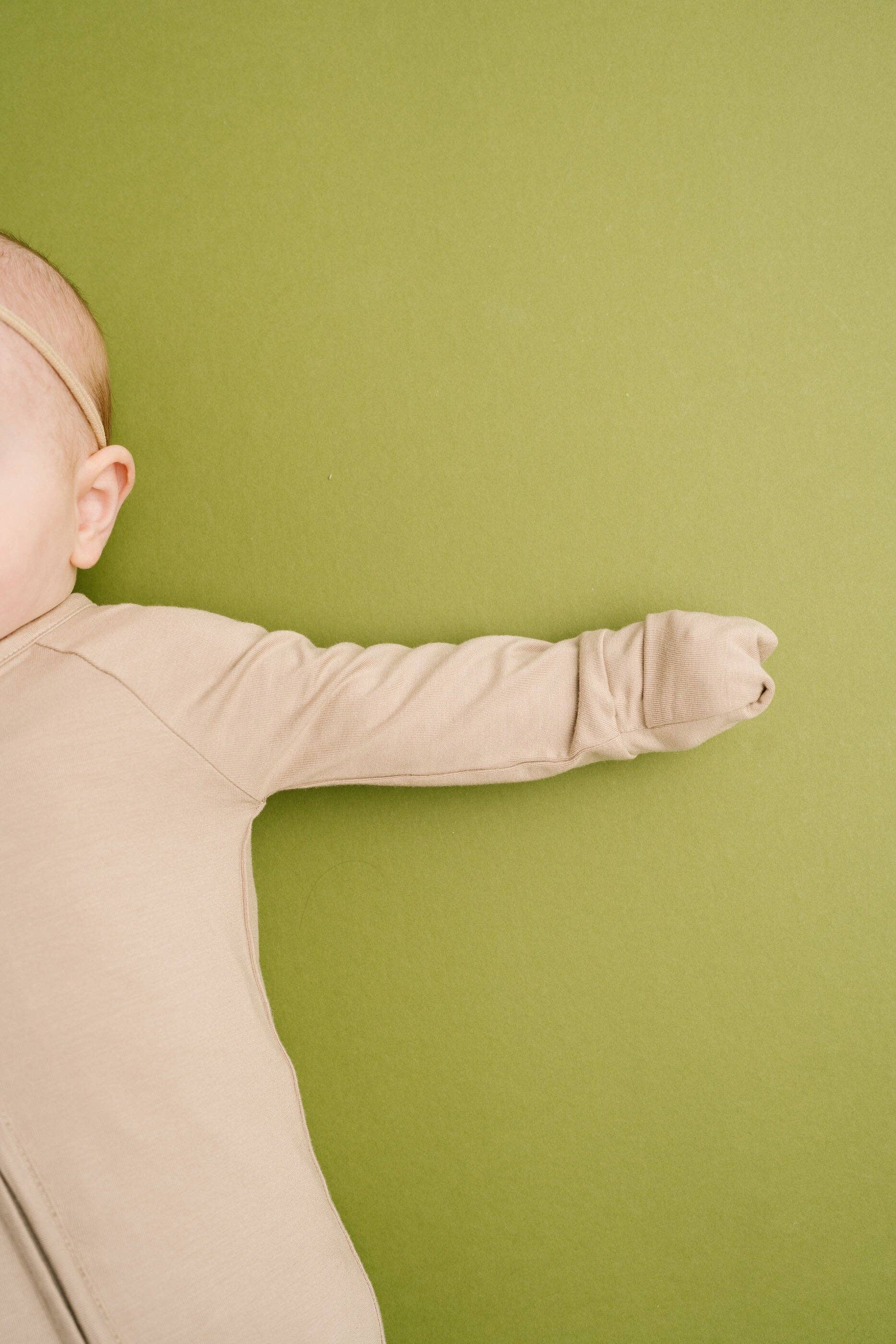 Little One Shop - Wholesale Sleepsuit - Baby - Sandstone Bamboo Sleeper10