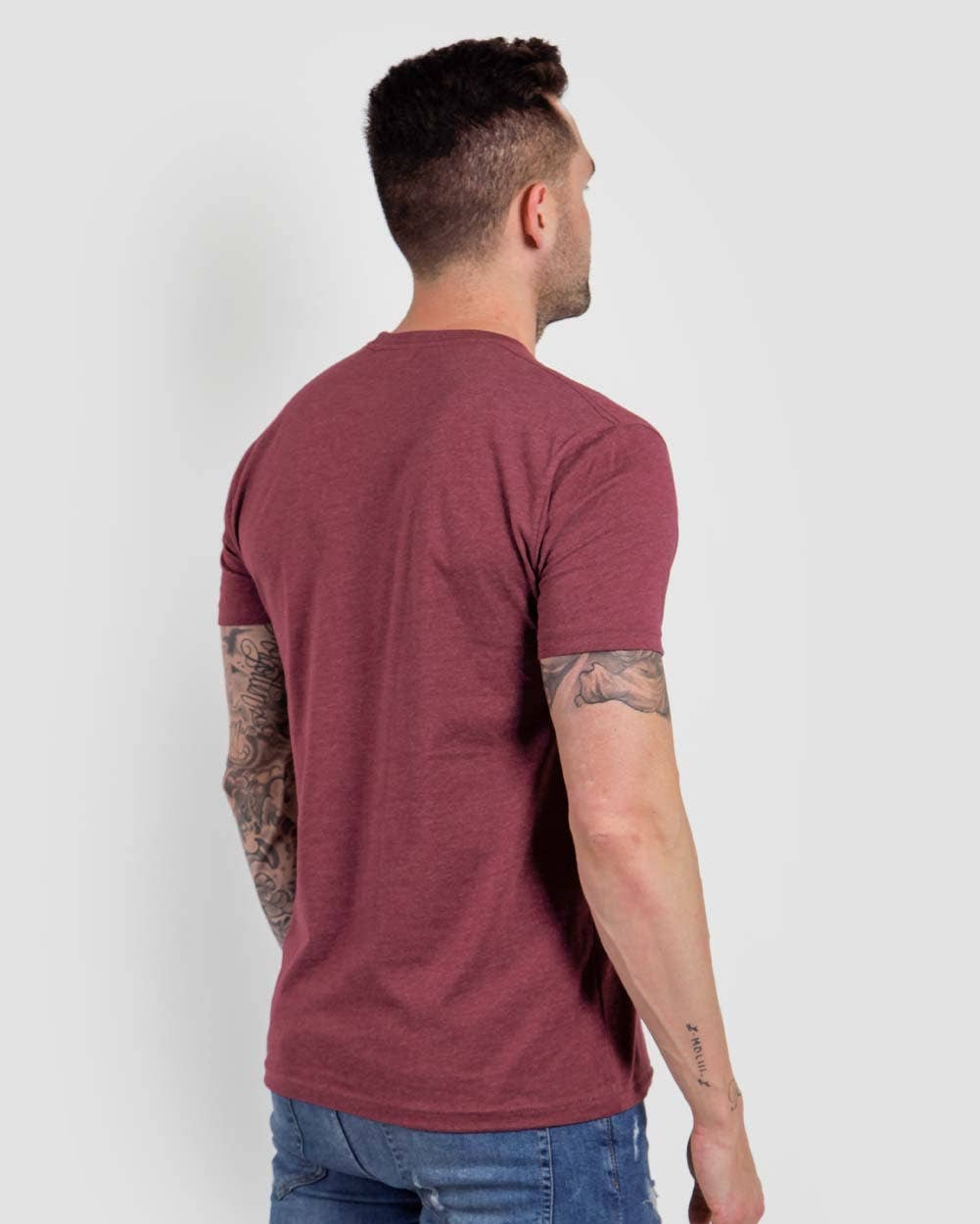INTO THE AM - Wholesale T-Shirt - Men's - Men's Premium Basic Tee - Soft Fitted Blank T-Shirts48