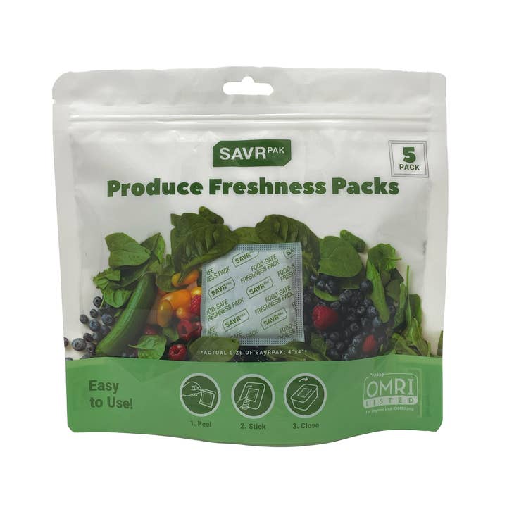 5 Pack of SAVRpak Freshness Packs for wholesale by SAVRPak