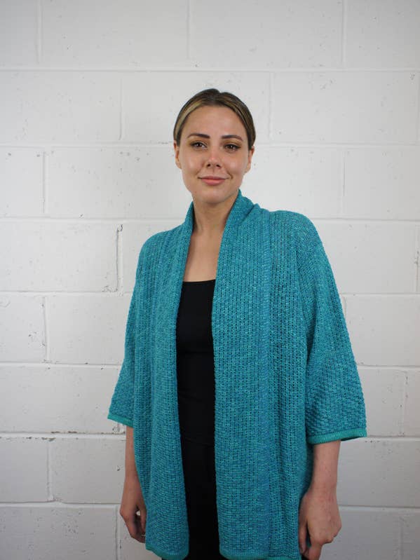 Atlantic Long Crail Cardigan for engroshandel hos Knitted in Edinburgh