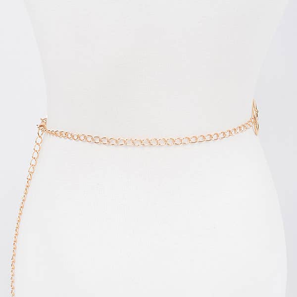 3AM BY H&D ACCESSORIES - Wholesale Belt - Women's - Multi Round Metal Chain Belt