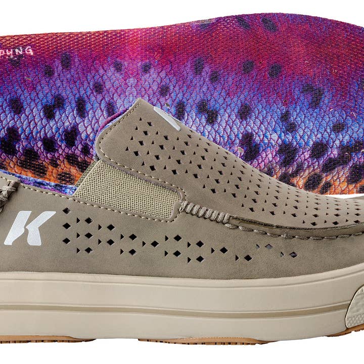 Fish Moc™ - Truite Arc-en-ciel en Cuir Aéré pour la vente par Korkers Products LLC
