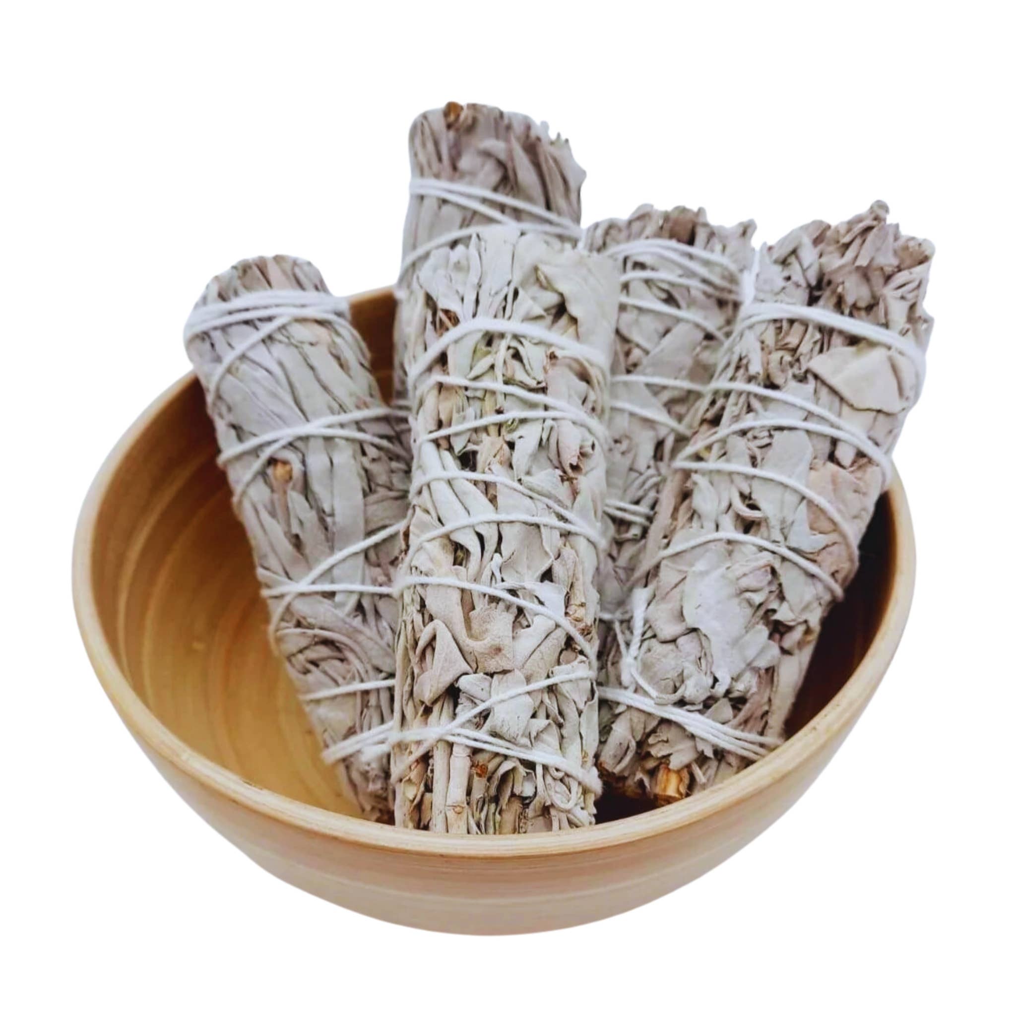 Third Eye Sage - Venta al por mayor Salvia - Paquete de barritas para difuminar California White Sage de 6 pulgadas2