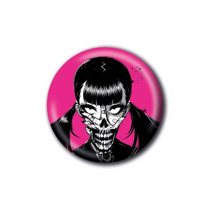 Pyramid International - Wholesale Lapel Pin/Button - Zombie Makeout Club (Death Stare) Badge pin