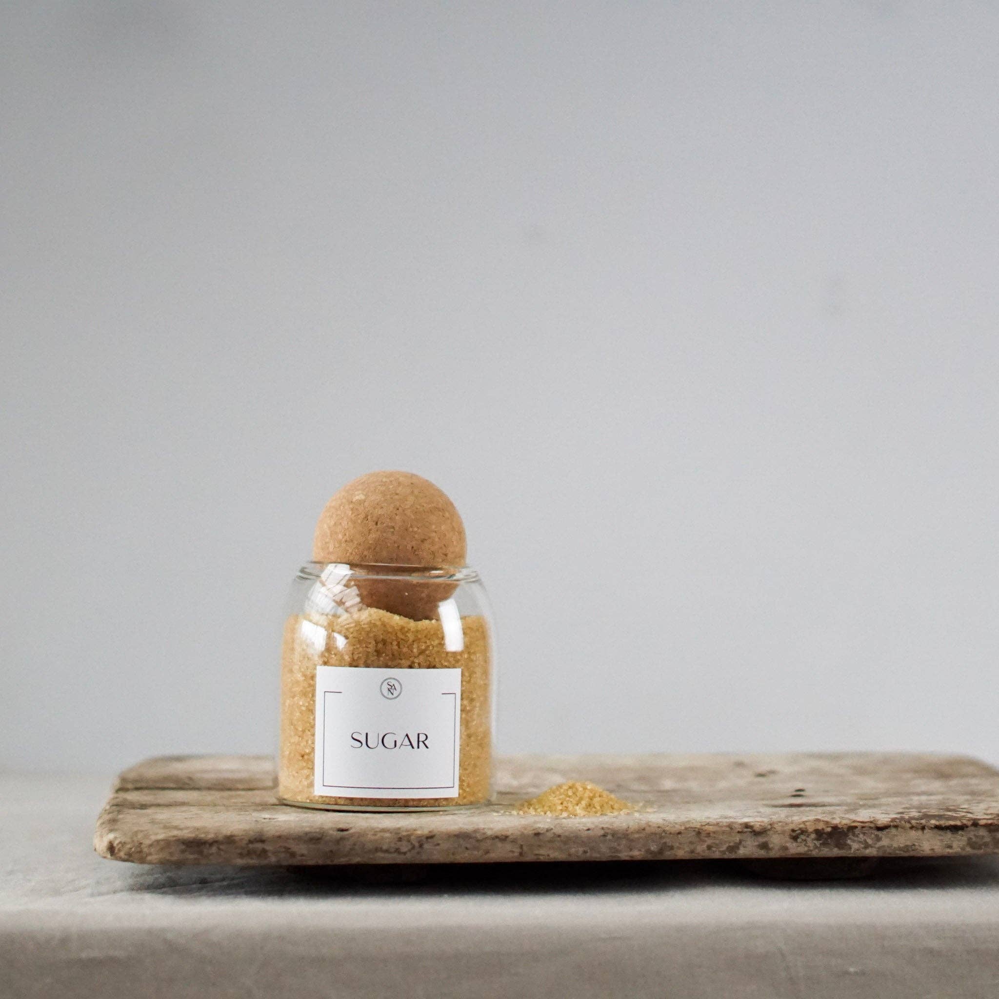 So At Nature - Venta al por mayor Tarros - Juego de frascos de vidrio para té, café y azúcar con tapa de corcho bola - Dryck 500 ml7