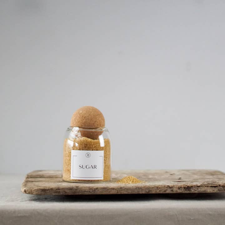 So At Nature - Wholesale Jar - Tea, Coffee, Sugar Glass Jars with Cork Ball Lid - Dryck 500ml7