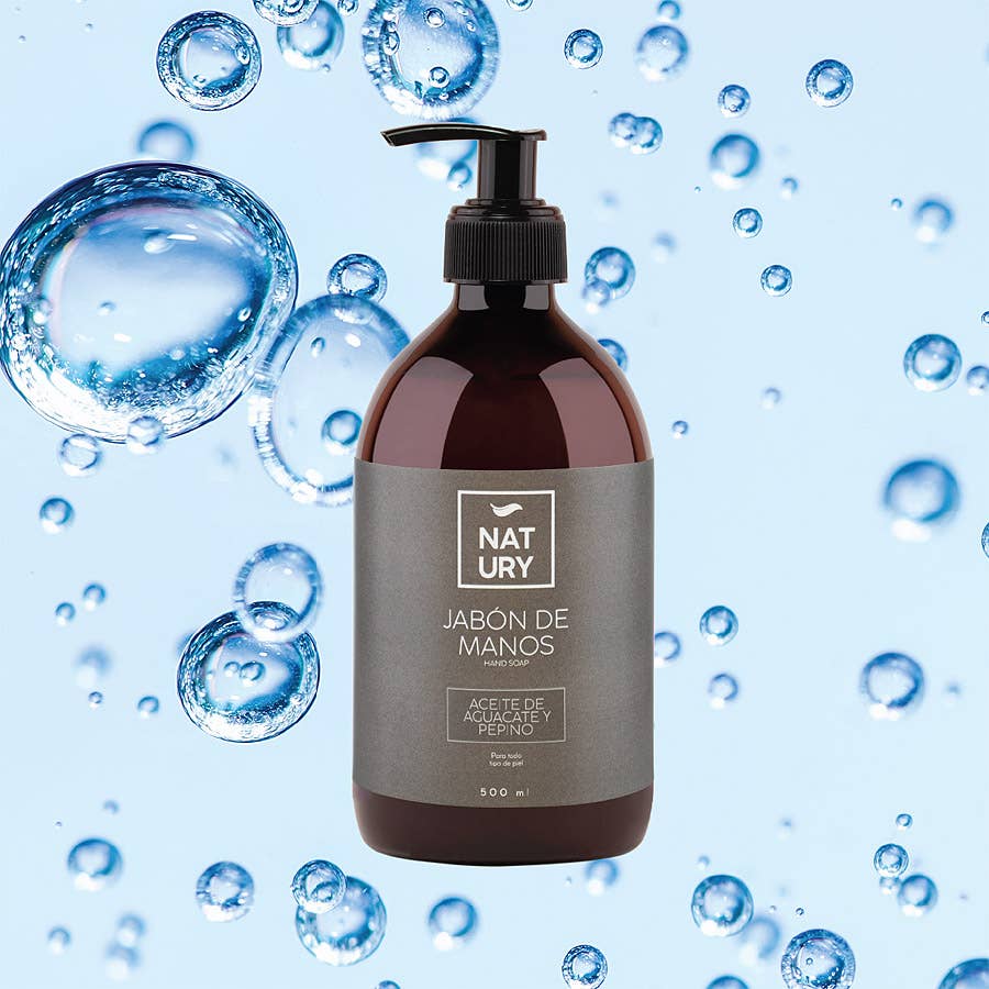 Natury Greencare - Wholesale Hand Soap/Wash - Natural Hand Soap with Avocado and Cucumber Oil 500ML3