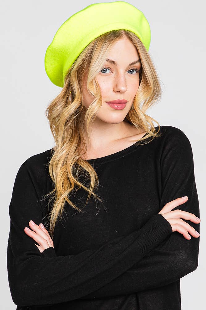 Hana – wholesale Beret – Women's – Stretchy Solid Color Beret49