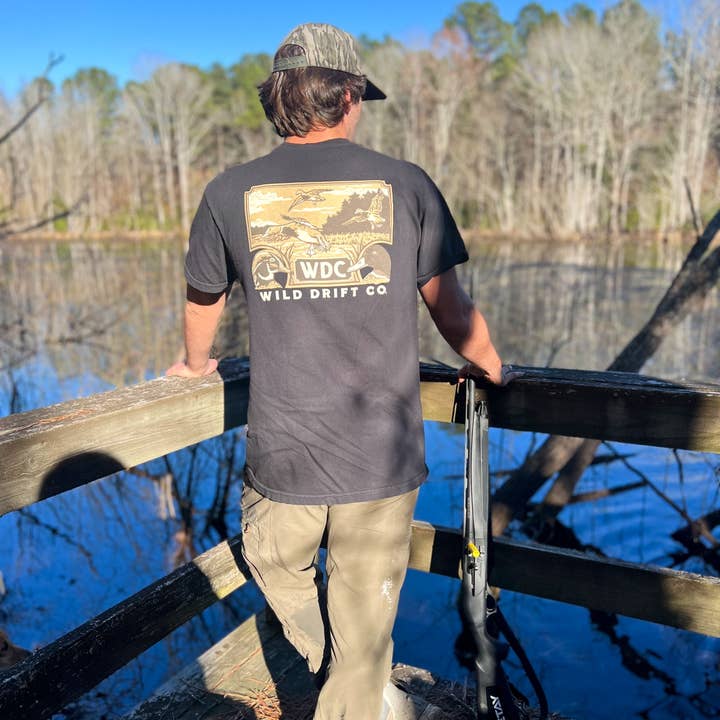 Wild Drift Co. (WDC) - Wholesale Screen Printed T-Shirt - Men's - Duck Stamp T-Shirt