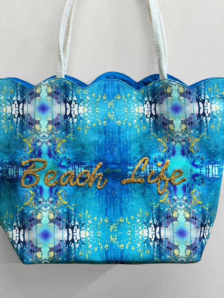 Beach Life Scallop Bag for wholesale by Mona Fares