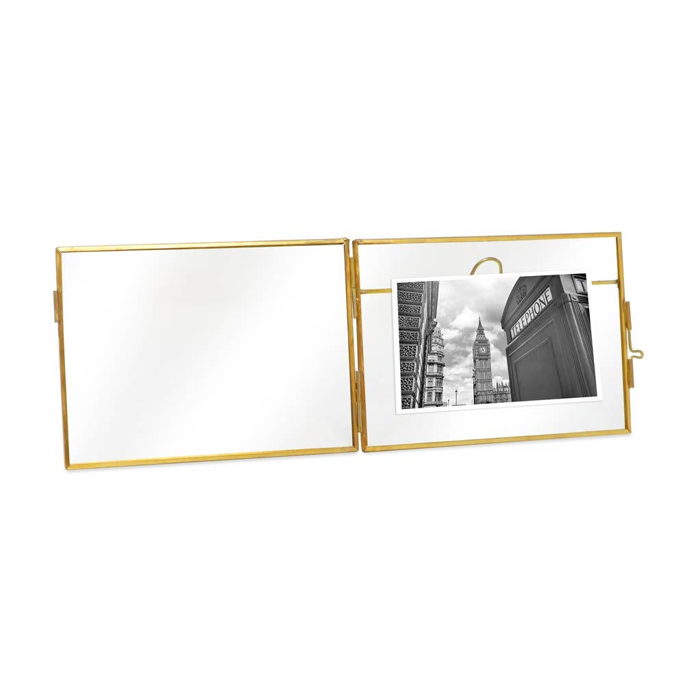 Isaac Jacobs International - Wholesale Picture Frame - Isaac Jacobs Metal Floating Picture Frame w/ Locket Closure36