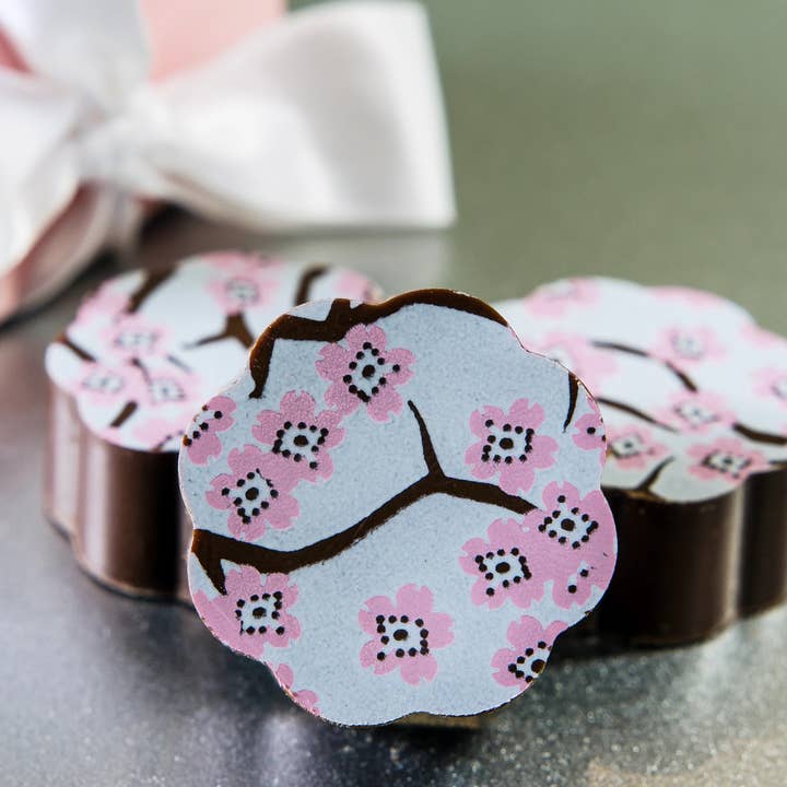 Chouquette - Wholesale Chocolate Box - Cherry Blossom Chocolates - Box of 5