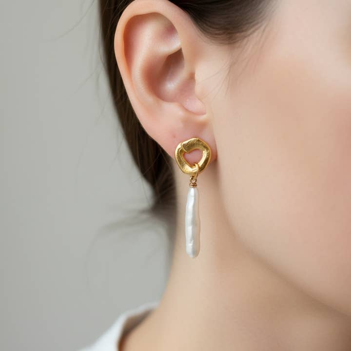 fietsen met pareloorbellen voor wholesale door Tilly Doro