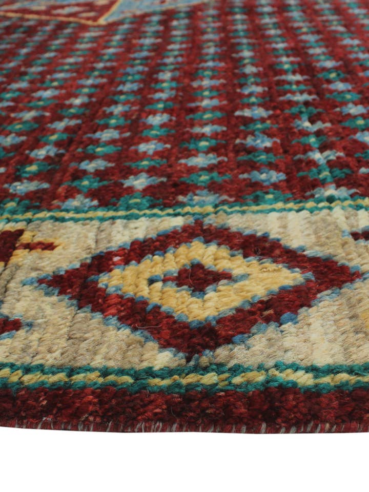 Alfombra Balochi Khabir rojo/marfil, 6'6" x 9'9" para venta al por mayor de Noori Rug