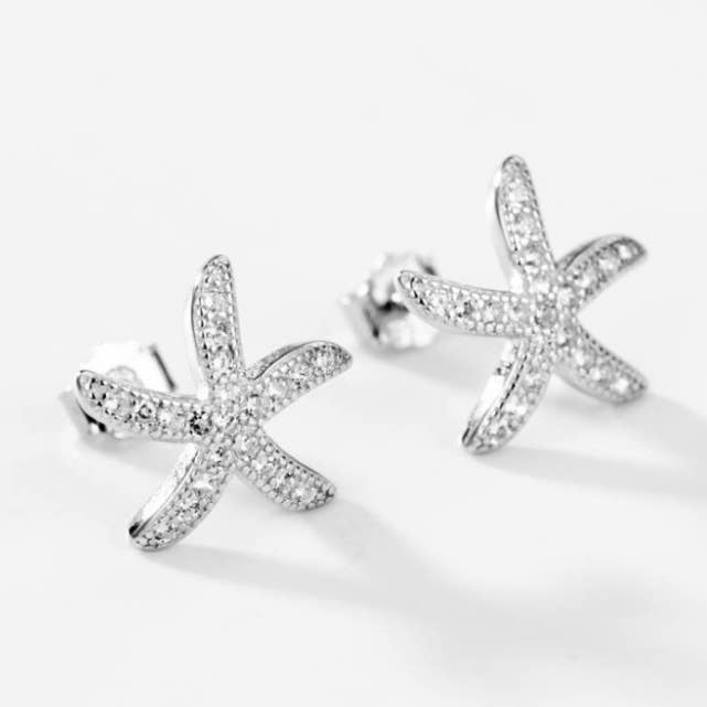 Boucles d'oreilles étoiles de mer dansantes pour la vente par Sharon Store