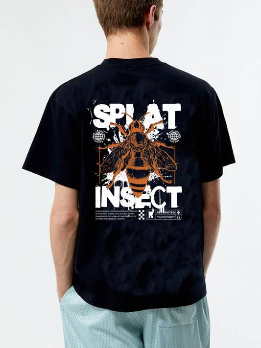 Splat Insect Fount Back Graphic Plus Tee for wholesale by DOTCOM