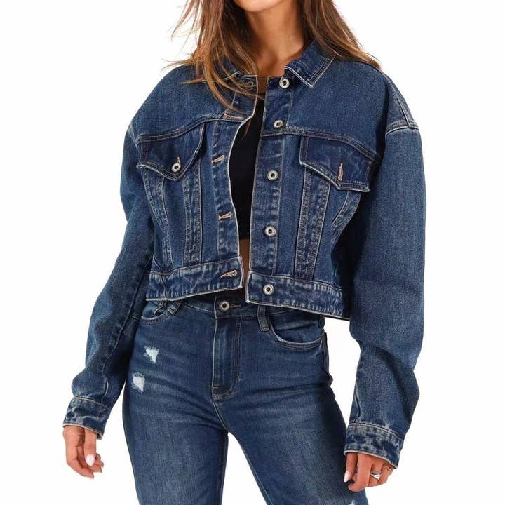 Cecile Wang - Wholesale Denim Jacket - Women's - Short denim jacket 1991316