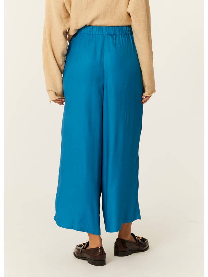 Pepaloves - Wholesale Pants - Women's - PANTALON ANCHO ECOVERO AZUL1