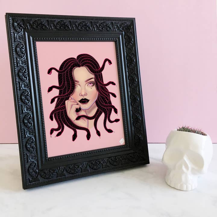 Wendy Stephens Art – wholesale Art print – Medusa Art Print3
