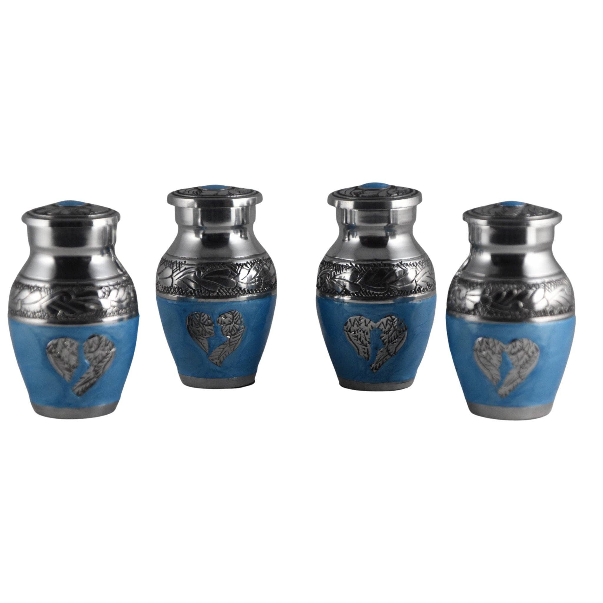 Plutus imports – Engroshandel Urne – Angel Wings smukke mindesakesæt med 4 - Ashes Voksen mand1