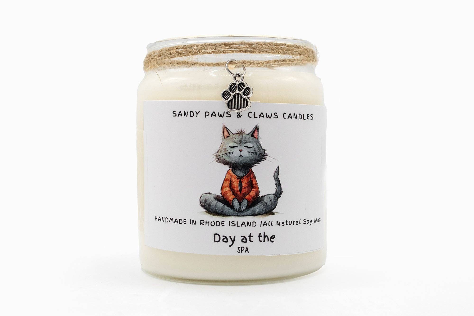 Sandy Paws Candles - Wholesale Jar/Filled Candle - Quirky Cat Collection - Soy Wax Candles - paraffin-free11