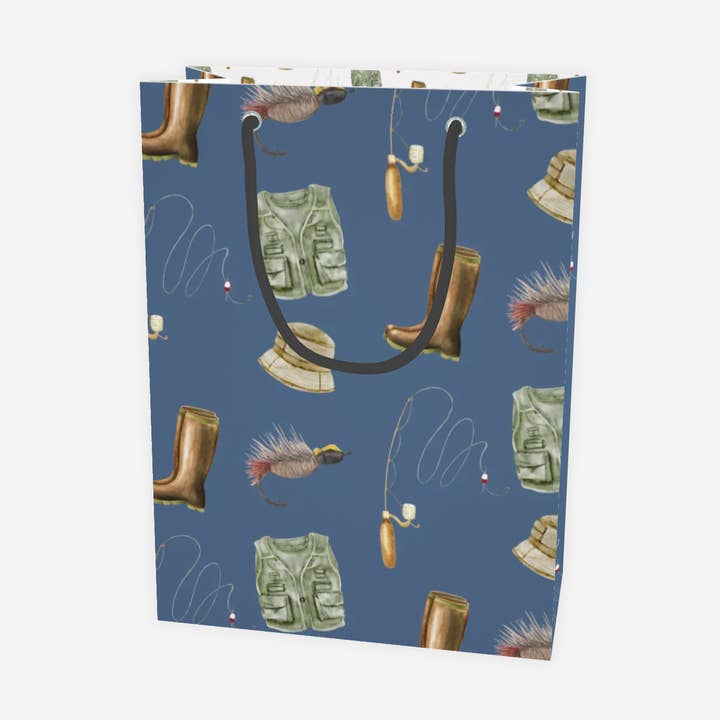Hey Y'all Party - Wholesale Gift Bag - Fishing Gear Multi Blue Gift Bag Men0