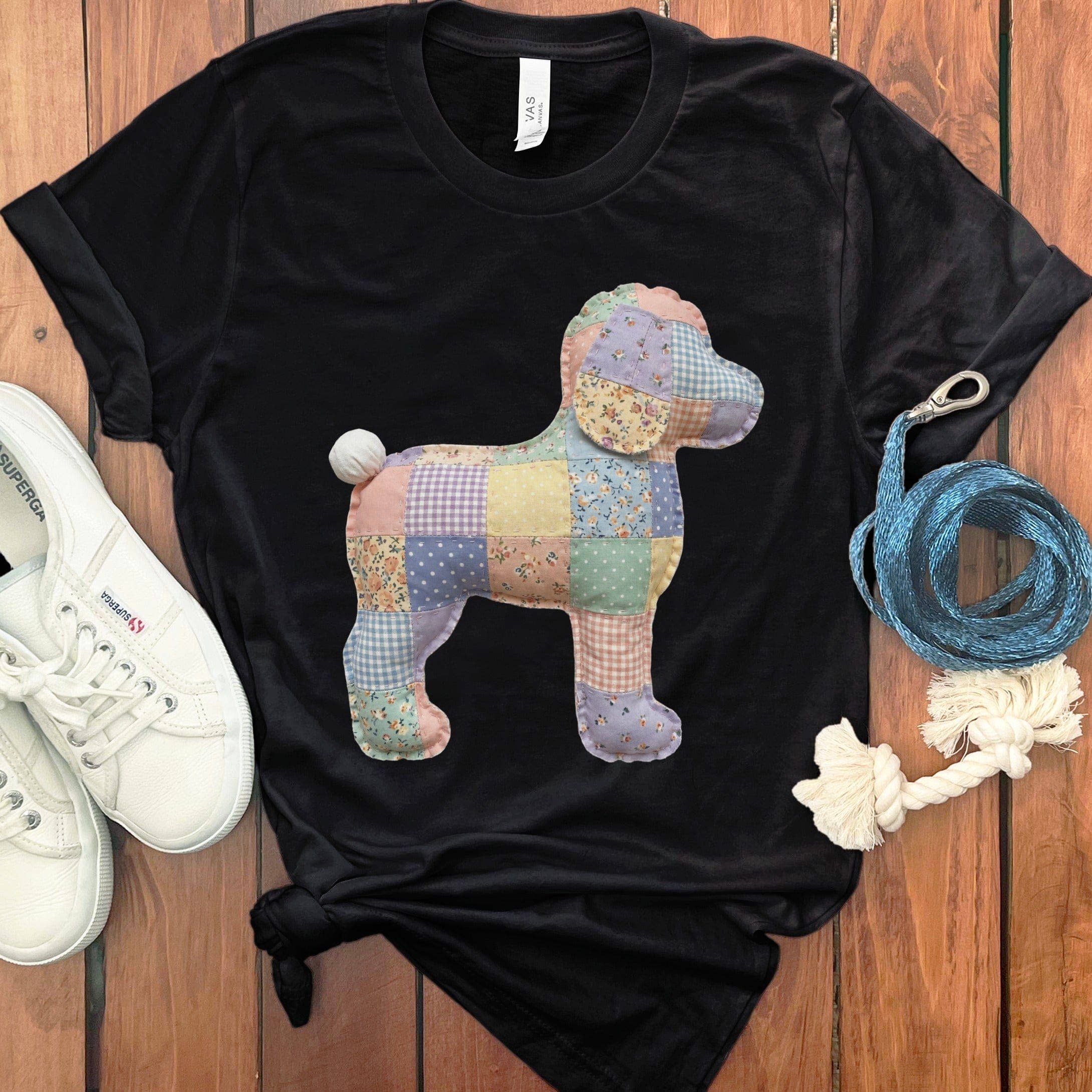 Puppy Jo - Wholesale Screen Printed T-Shirt - Women's - Faux Pastel Quilted Doodle T-Shirt5