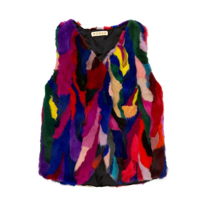 Gilet in visone per la vendita all'ingrosso da parte di SUOAK