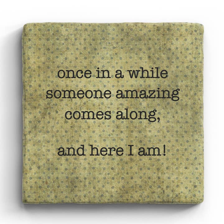 Someone Amazing - Marble Coaster for wholesale by Paisley & Parsley