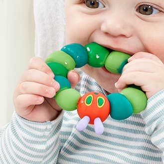Baby Teether Toy – The Very Hungry Caterpillar for wholesale by Rainbow Designs