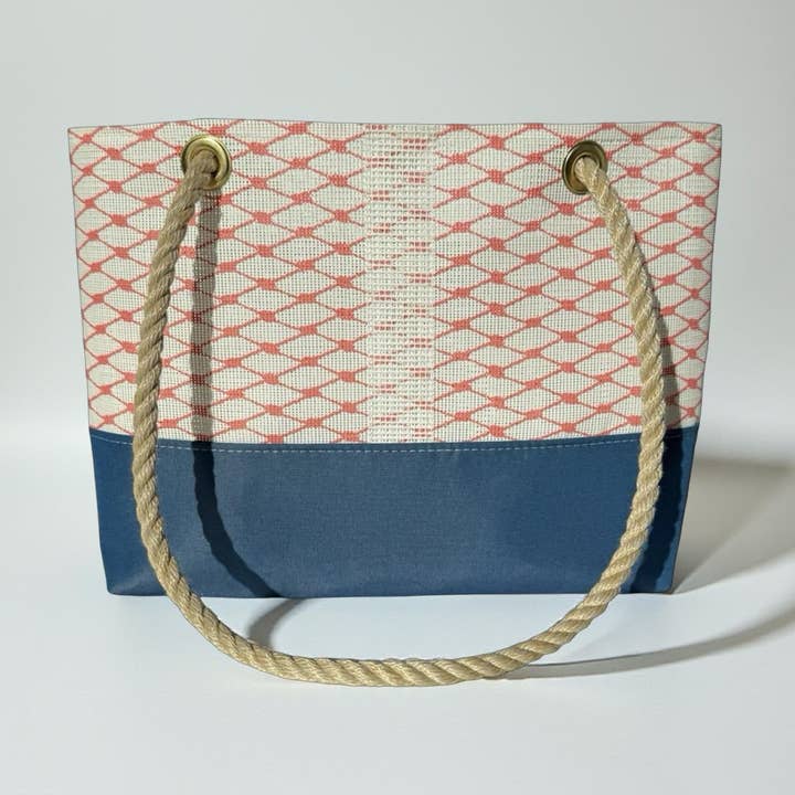 The Laine Tote in Lobster Bisque for wholesale by Alaina Marie
