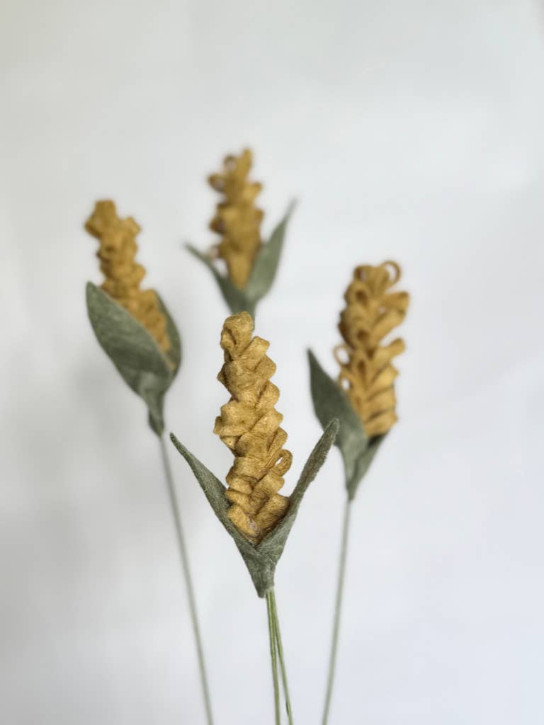 Fleurish Felt Flower Co. - Wholesale Artificial Flowers - Felt Goldenspike Flower4