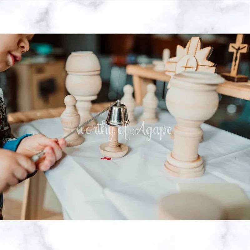 worthy of Agape - Wholesale Building Set - Kids - Natural Wood Deluxe Mass Set5