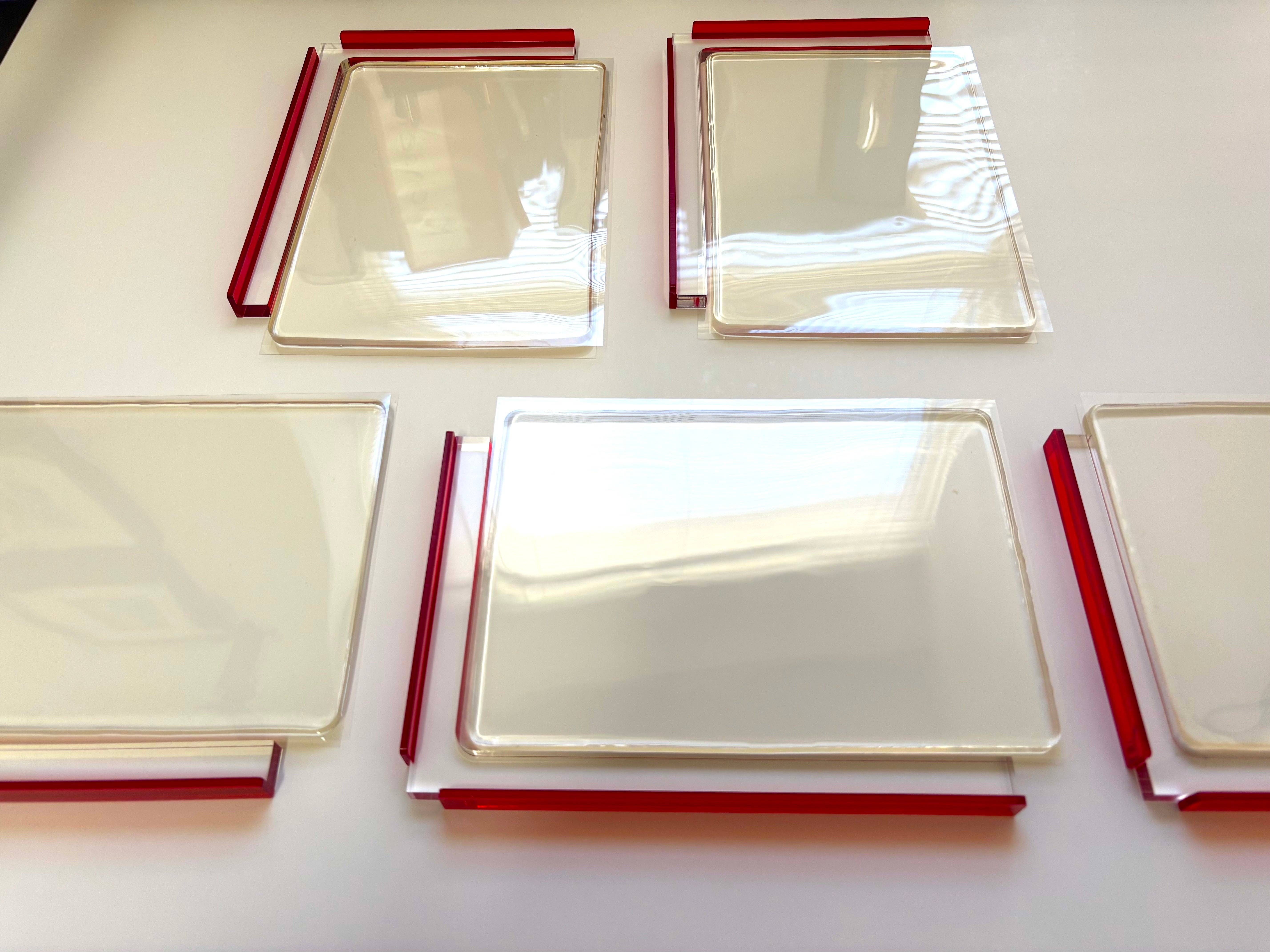 Gelli Arts - Wholesale DIY Craft Kit - NEW!!!  Combo Class Pack -  Includes   5 -- 5" x 7" Gel Plates + 5 Mini Placement Tools0