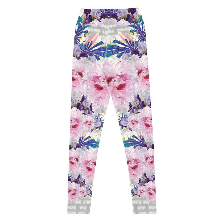 Pink Flower Leggings for engroshandel hos Tata Christiane