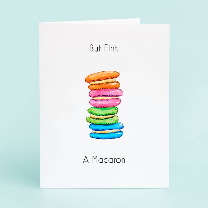 „Men først, En Macaron“ for engroshandel hos Taylor Paladino
