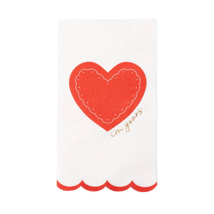 VALENTINE GUEST TOWELS for wholesale by Bonjour Fête