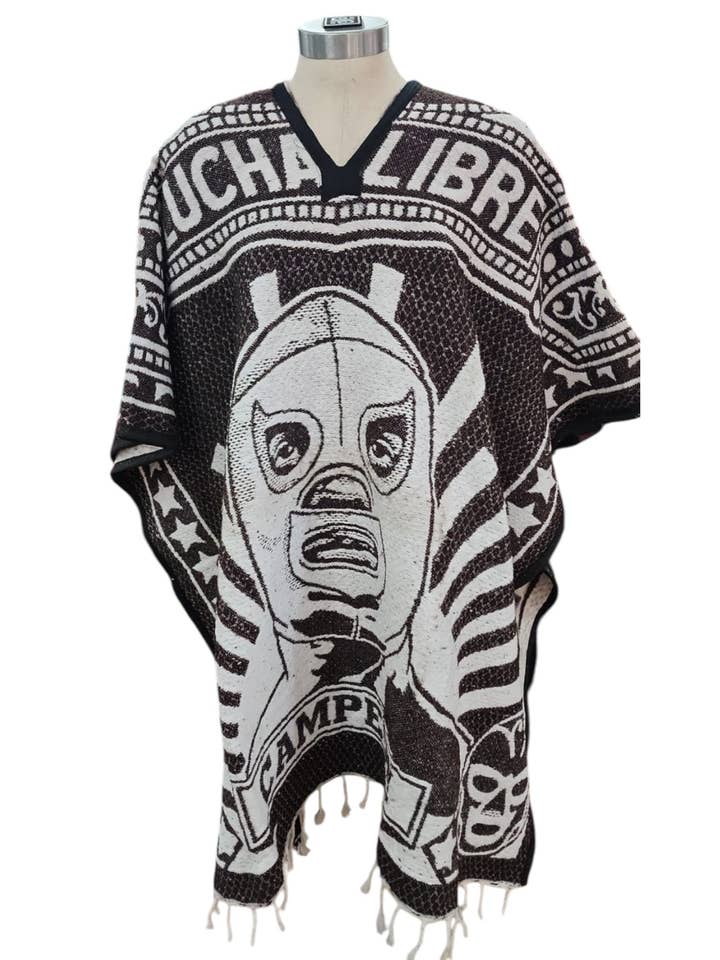 Cielito Lindo – wholesale Poncho – Unisex – Mexican Poncho El Santo Unisex0