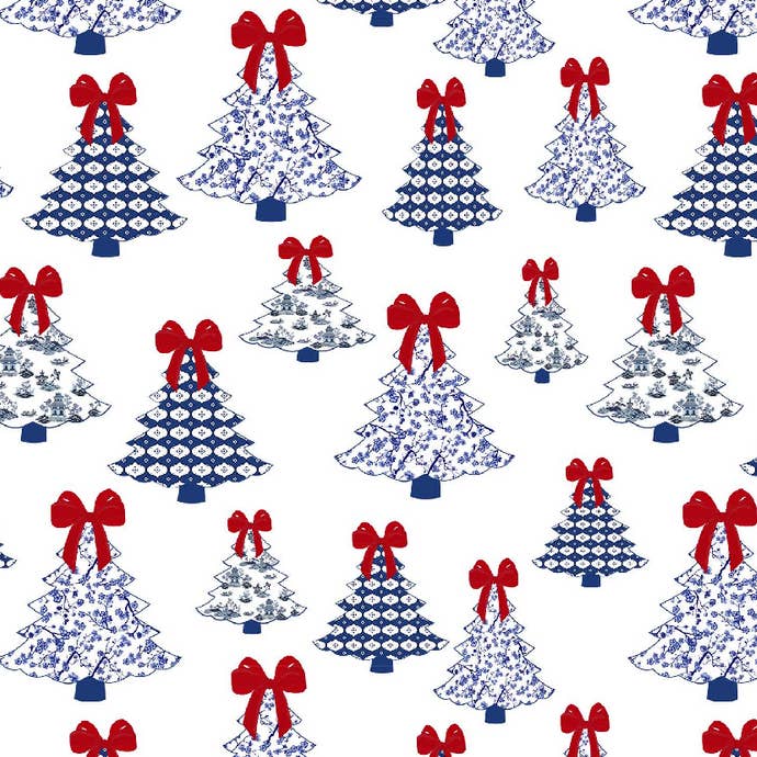 Árbol de Navidad con lazo rojo para venta al por mayor de The Enchanted Home