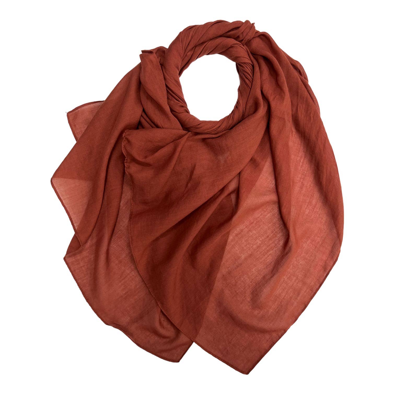Lili Scarves (US Duty Free) – wholesale Scarf – Women's – Small Plain Cotton Blend Scarf0