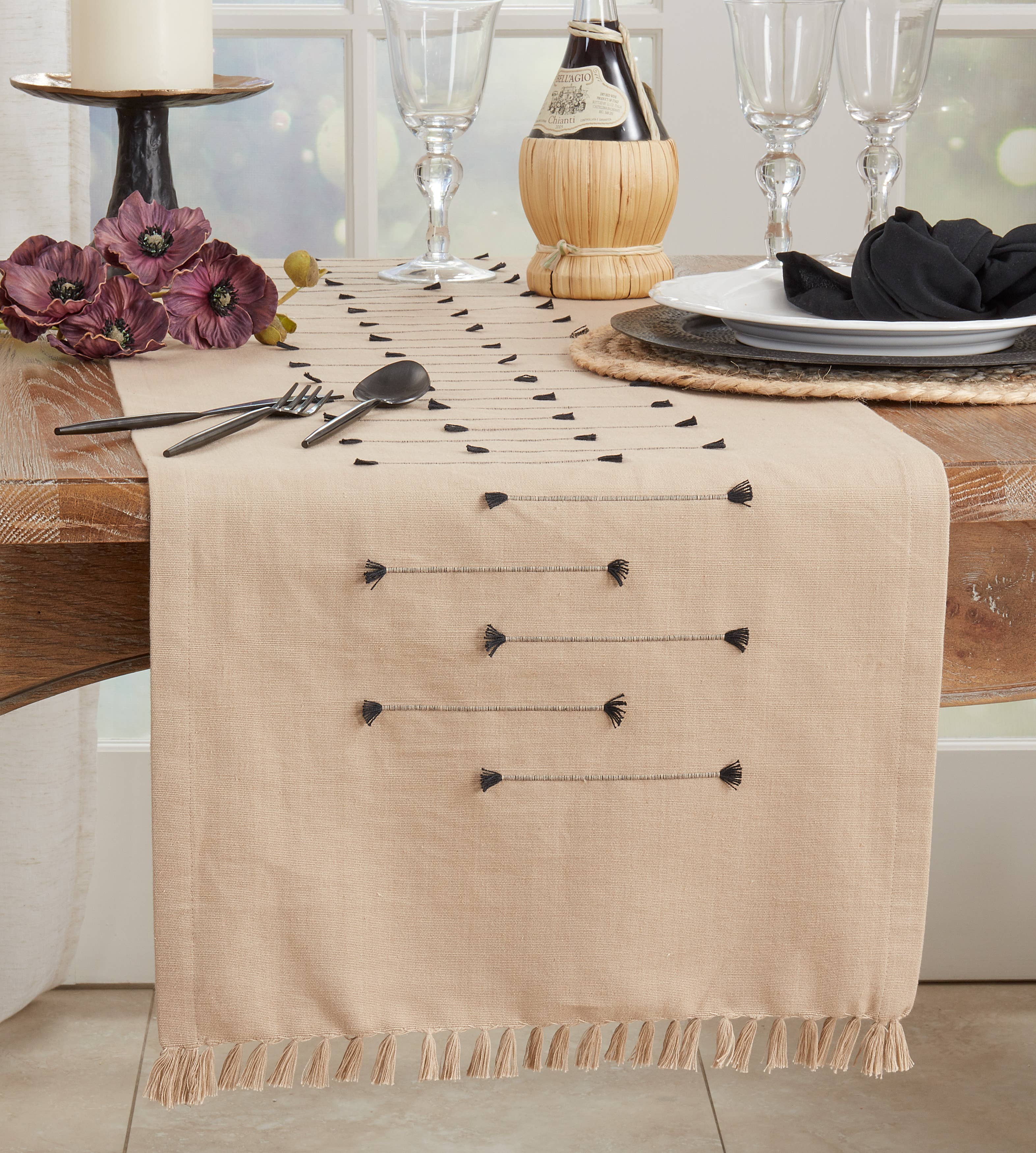 Saro Lifestyle – Engroshandel Bordløber – Fringe Line Runner4