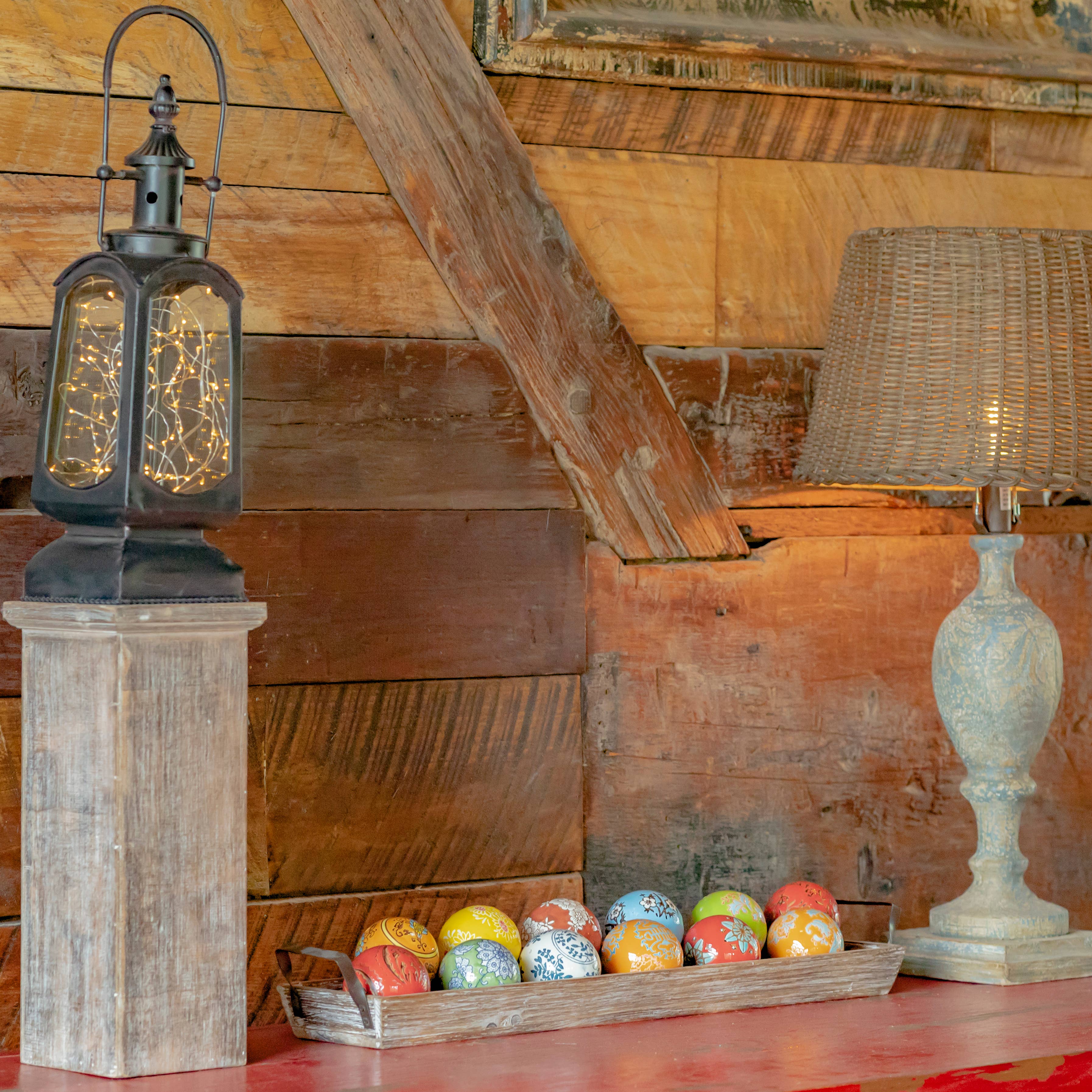 Zaer Ltd. International - Wholesale Decorative Tabletop Object - 12pc Assorted 3" Ceramic Sailor Balls Yokohama-Bright Color4