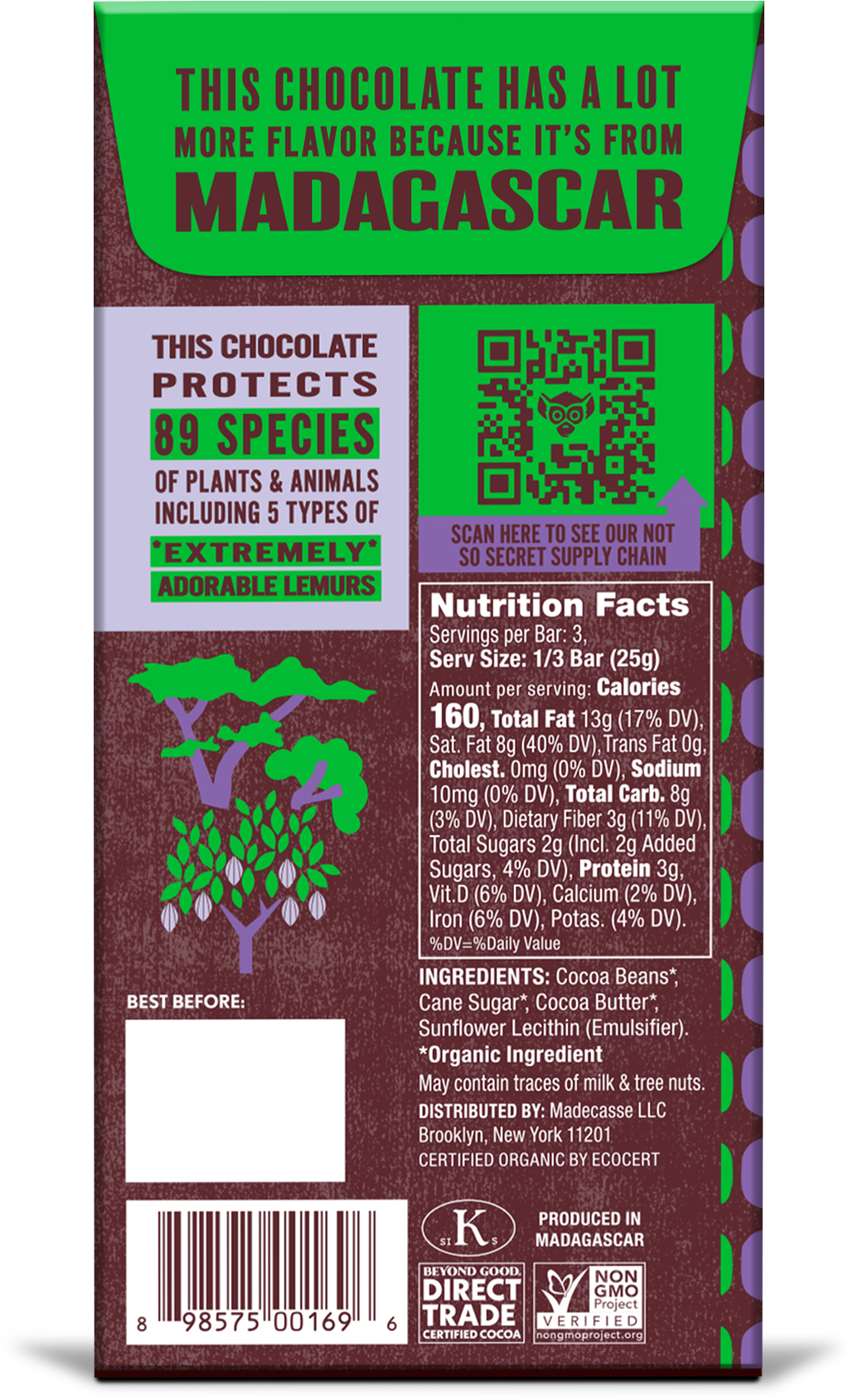 Beyond Good - Wholesale Chocolate Bar - 92% Pure Dark Chocolate1
