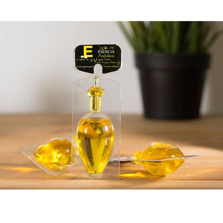 ESENCIA ANDALUSI GOURMET - Wholesale Olijfolie - Enkelvoudige portie extra vierge olijfolie in amphora, 14 ml0