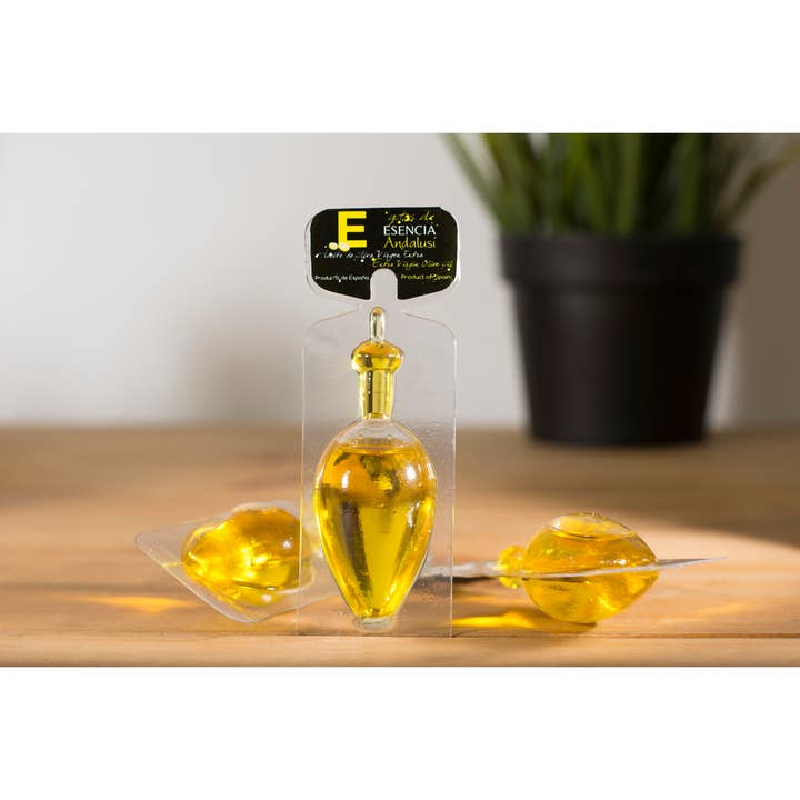 ESENCIA ANDALUSI GOURMET - Wholesale Olive Oil - Single dose of Extra Virgin Olive Oil in Amphora, 14 ml